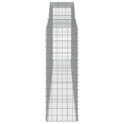 Cestas Gaviones 5 Uds Forma De Arco Hierro 400x50x140/160 Cm_4