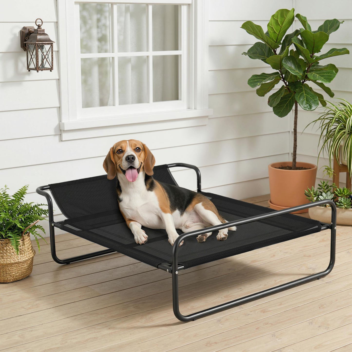 Pawhut Cama Elevada Para Perros_1