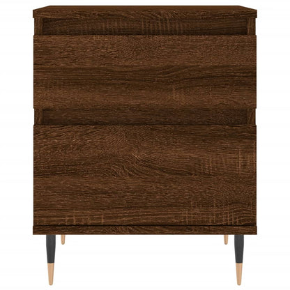 Mesitas Noche 2 Uds Madera Ingeniería Marrón Roble 40x35x50 Cm_4