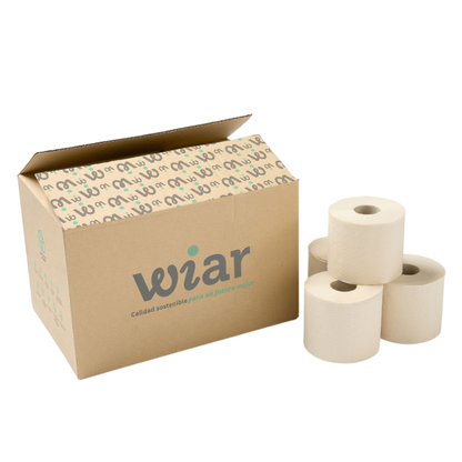 Papel Higiénico Reciclado Wiar. Caja De 48 Unidades_0