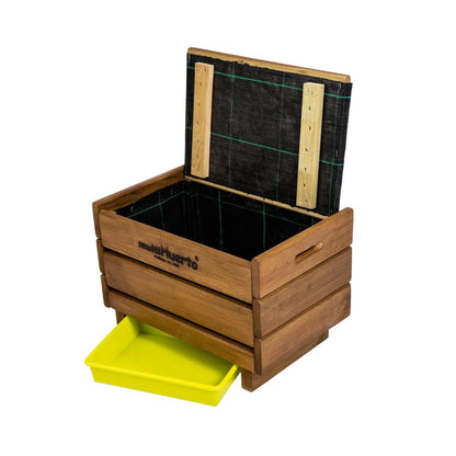 Vermicompostador de madera Frutero sencillo Multihuerto