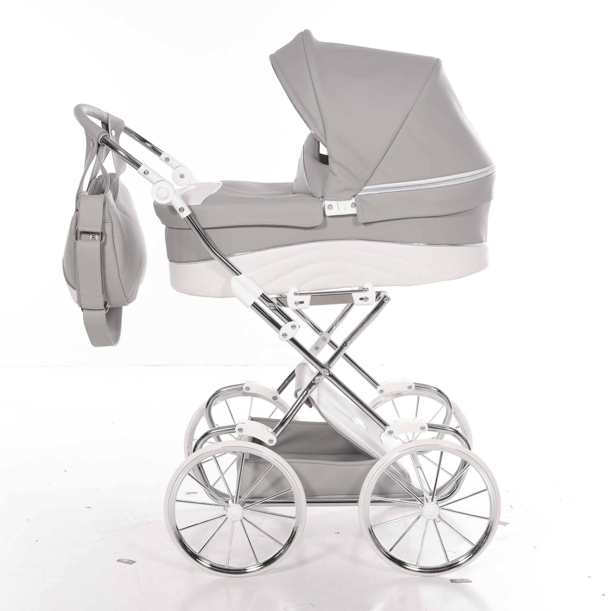 Carro De Muñecas Lulla Maxi Classic Gris