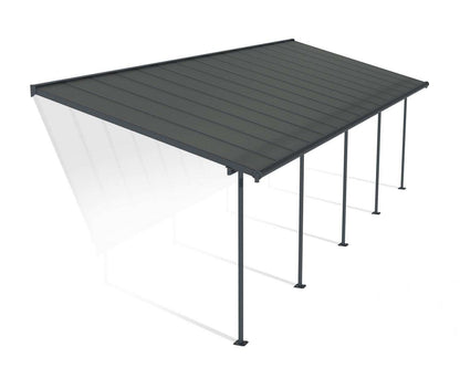 Pérgola adosada Capri 299x924 cm gris Canopia by Palram