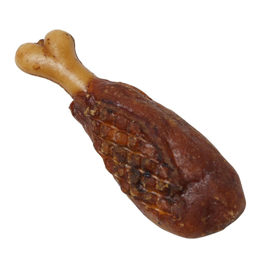 1kg Snacks Barbacoa Para Perro, Sin Gluten, Bajo En Grasa. Forma Muslo De Pollo, 65u Aprox_0