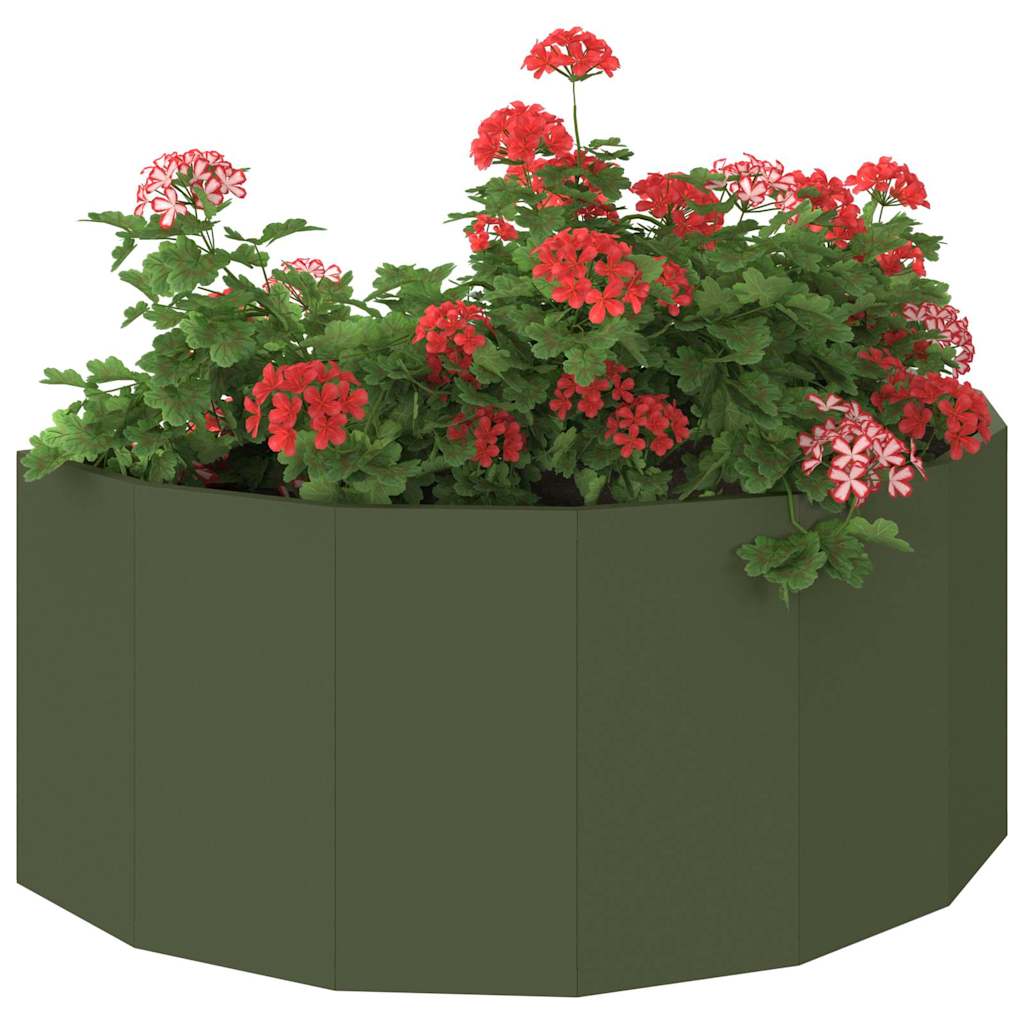 Jardinera Verde Oliva 90 X 45 X 35 Cm Acero_2