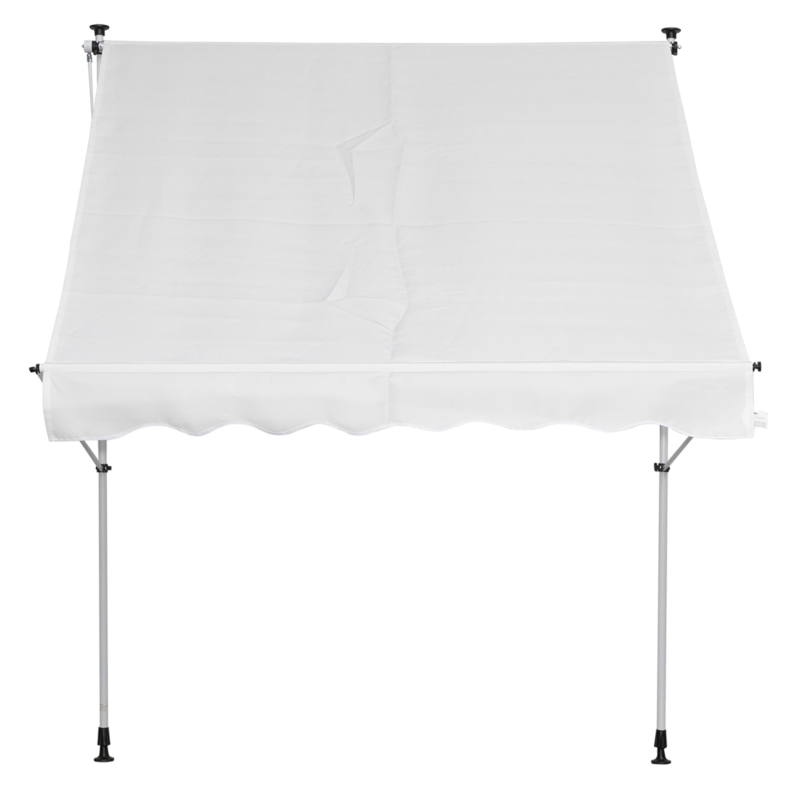 Outsunny Toldo Manual Retráctil 200x150x170-280cm Con Manivela Para Terraza_4