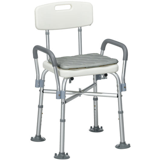 Homcom Silla Ducha Personas Mayores Con Respaldo_0