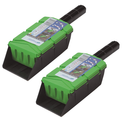 2x Dispensador De Sustancias Para Jardin Prosperplast sharkie 29 X 9,9 X 6,5 Cm En Color Verde