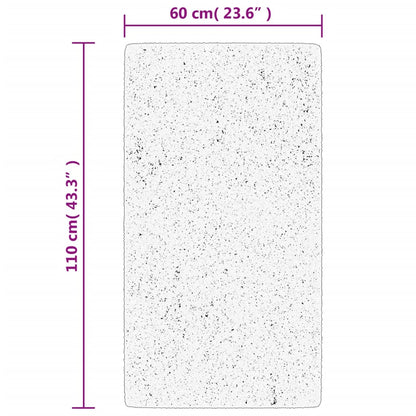 Vidaxl Alfombra De Pelo Corto Oviedo Gris Antracita 60x110 Cm_2