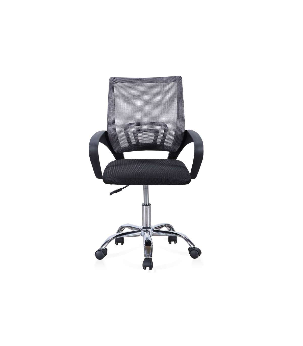 Silla De Escritorio Giratoria Vita Acabado Negro/gris, 90/102 Cm(alto)60 Cm(ancho)60 Cm(la_3