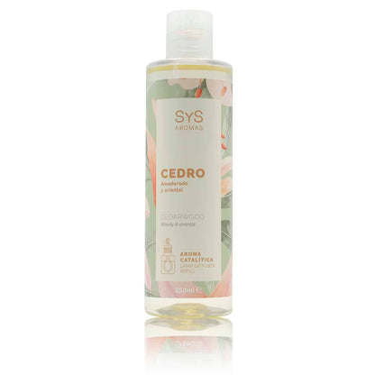 Aroma para Lámpara Catalítica Cedro SYS Aromas 250 ml | Fragancia Amaderada y Oriental_0