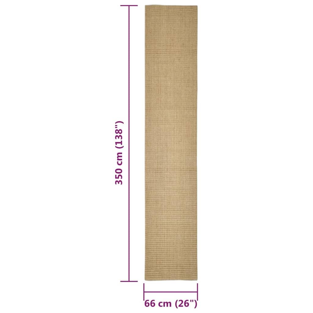Vidaxl Alfombra De Sisal Para Rascador 66x350 Cm_2