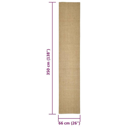 Vidaxl Alfombra De Sisal Para Rascador 66x350 Cm_2