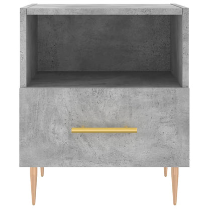 Mesita De Noche Madera Ingeniería Gris Hormigón 40x35x47,5 Cm_2