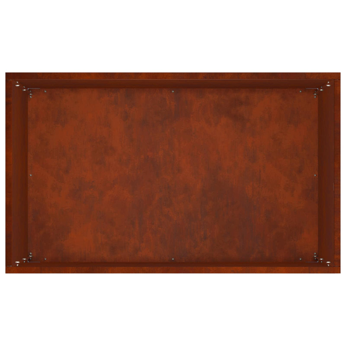 Macetero De Jardín Oxidado 50 X 40 X 75 Cm Acero Oxidado_4