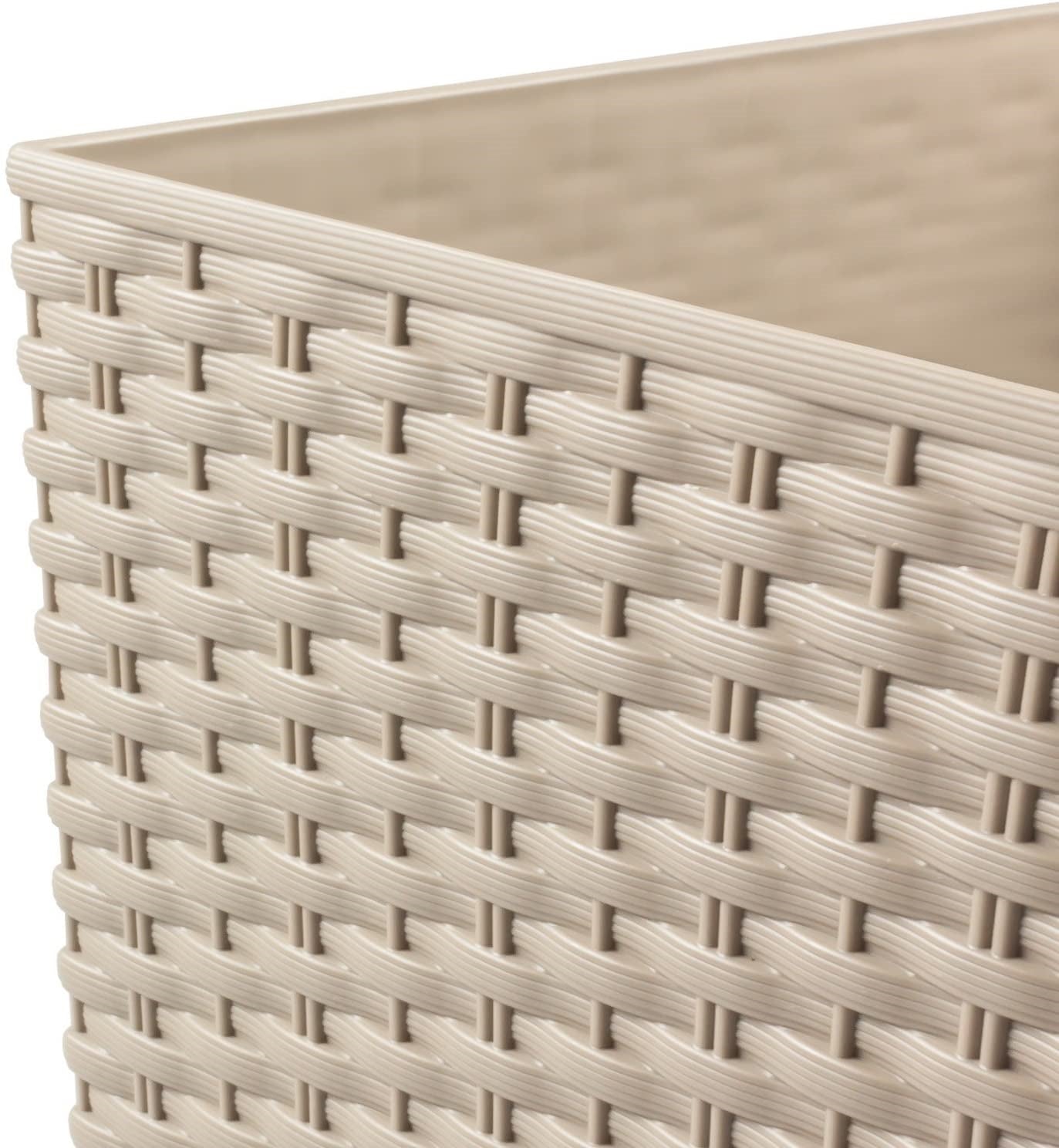 Maceta Rato De 91,5 Litros Con Inserto 40 X 40 X 75 Cm En Color Mocca_5