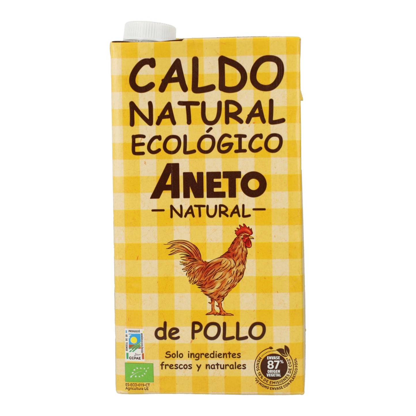 Pack 6x Caldo de pollo Bio Aneto 1L