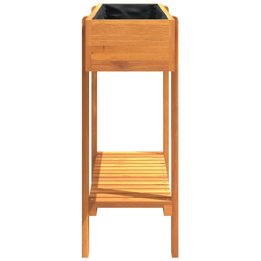Jardinera Arriate Madera Maciza De Acacia 90x30x75 Cm_5