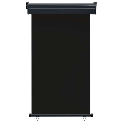Vidaxl Toldo Lateral De Balcón Negro 105x250 Cm_1