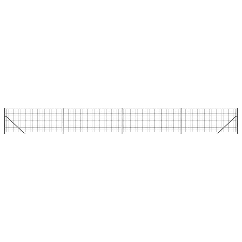 Cerca De Alambre Con Brida Gris Antracita 1,1x10 M / Vetonek_5