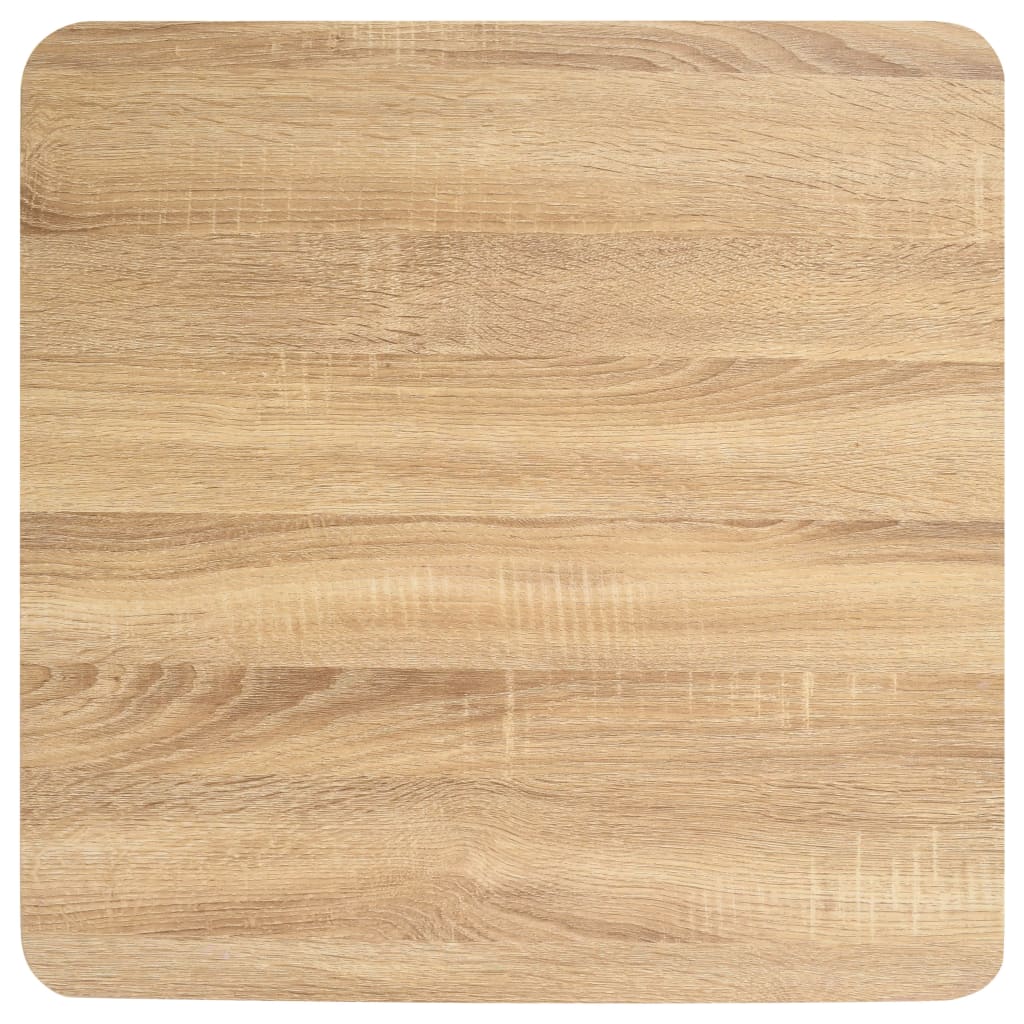 Mesa De Bistró Mdf Marrón Claro 60x60 Cm_2