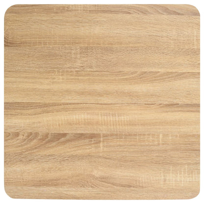 Mesa De Bistró Mdf Marrón Claro 60x60 Cm_2