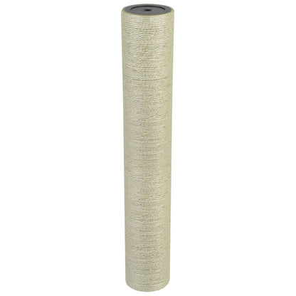 Vidaxl Poste Rascador Para Gatos 8x50 Cm 8 Mm Beige_0