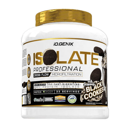 Isolate Profesional - 1kg - Black Cookies - Proteína De Aislado De Suero Isolate - Io.genix_0