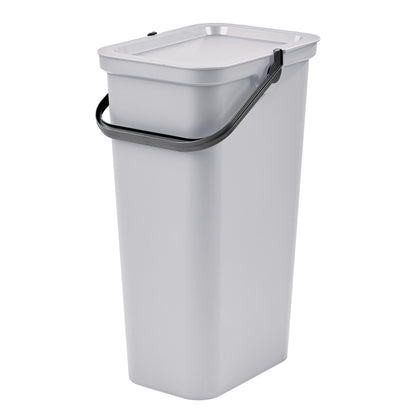 Papelera moda Con Asa 25l Blanco