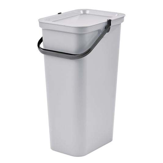 Papelera moda Con Asa 25l Blanco