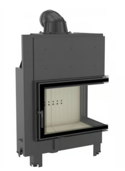 Bricosol Chimenea De Leña De Acero Kratki Mba Derecha 17 Kw Ø 200_1