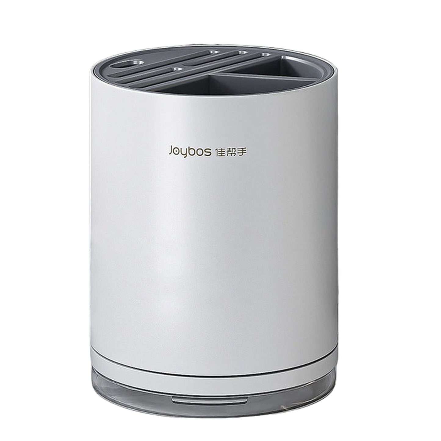 Joybos - Organizador De Cuchillos Redondo Con Ranura Universal Para Cocina Blanco