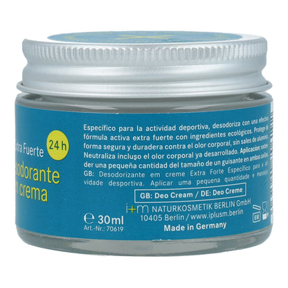 Desodorante en crema Extra Fuerte i+m Naturkosmetik 30 ml