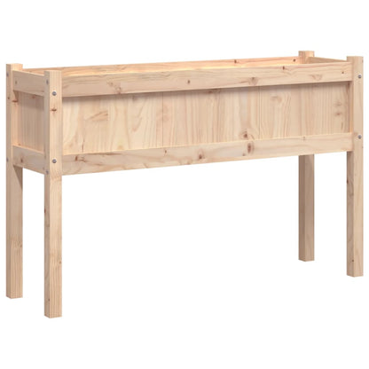Jardineras De Exterior Con Patas 2 Uds Madera Maciza De Pino_3