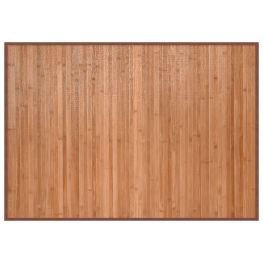 Vidaxl Alfombra Rectangular Bambú Color Natural 70x100 Cm_0