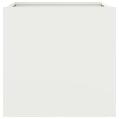 Jardinera Acero Blanco 49x47x46 Cm_5