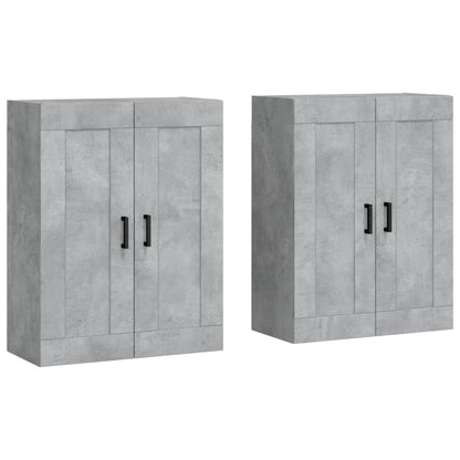 Armarios De Pared 2 Uds Madera De Ingeniería Gris Hormigón_1