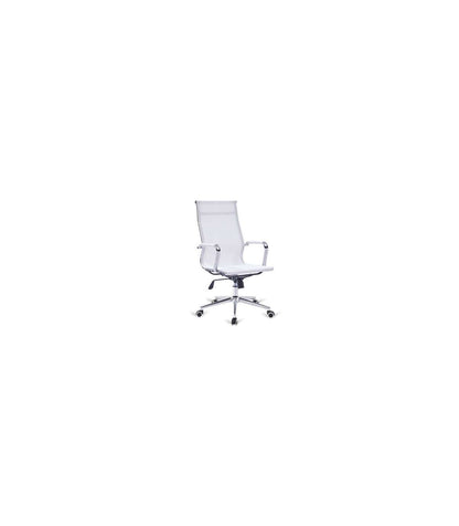 Silla De Oficina Niza Alta Con Malla, Altura Regulable Acabado En Blanco. 54cm(ancho ) 101_2