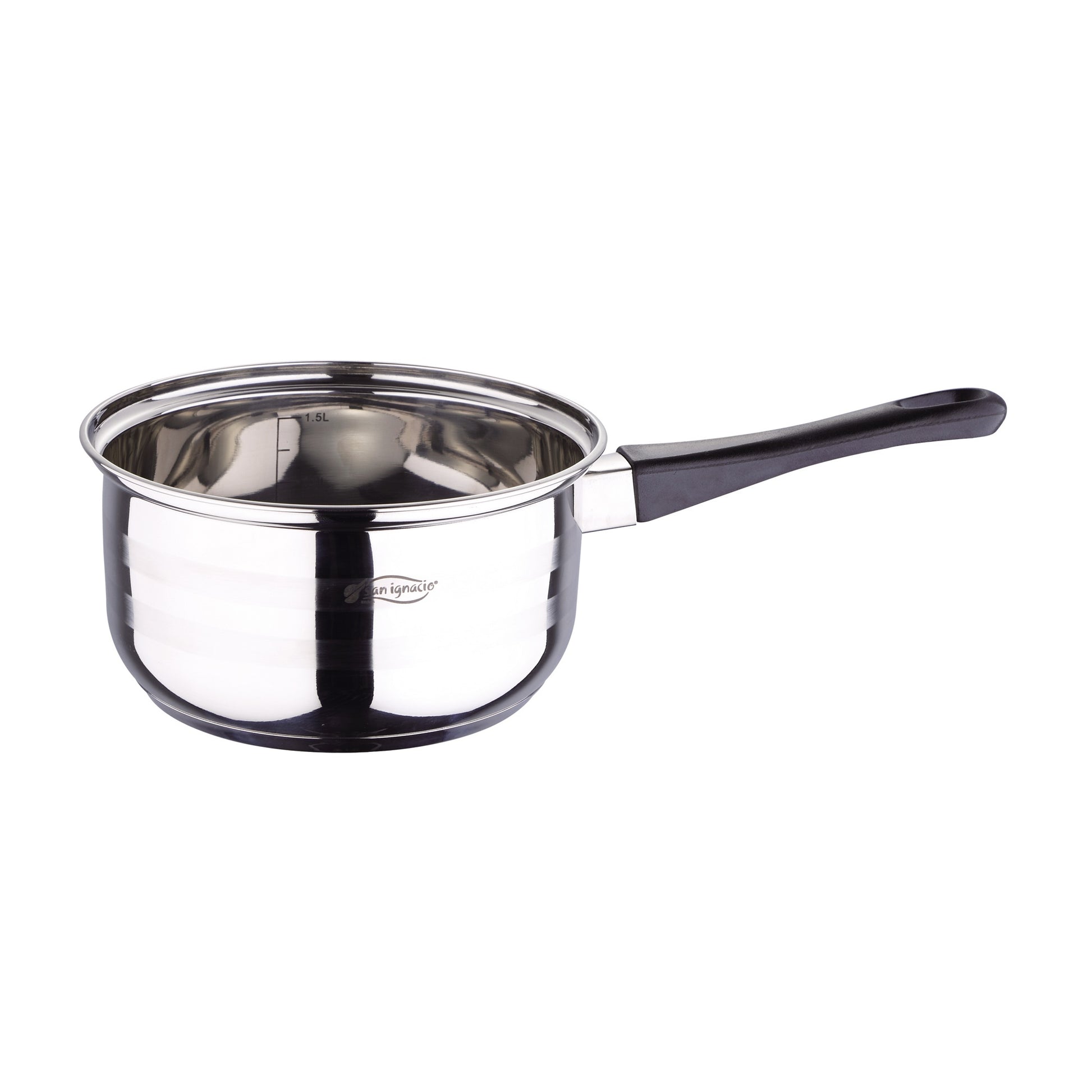 Bateria De Cocina 5 Piezas San Ignacio De Acero Inoxidable Con Juego De Sartenes (16,20,24 Cm) En Aluminio Prensado Aptas Para Induccion_4