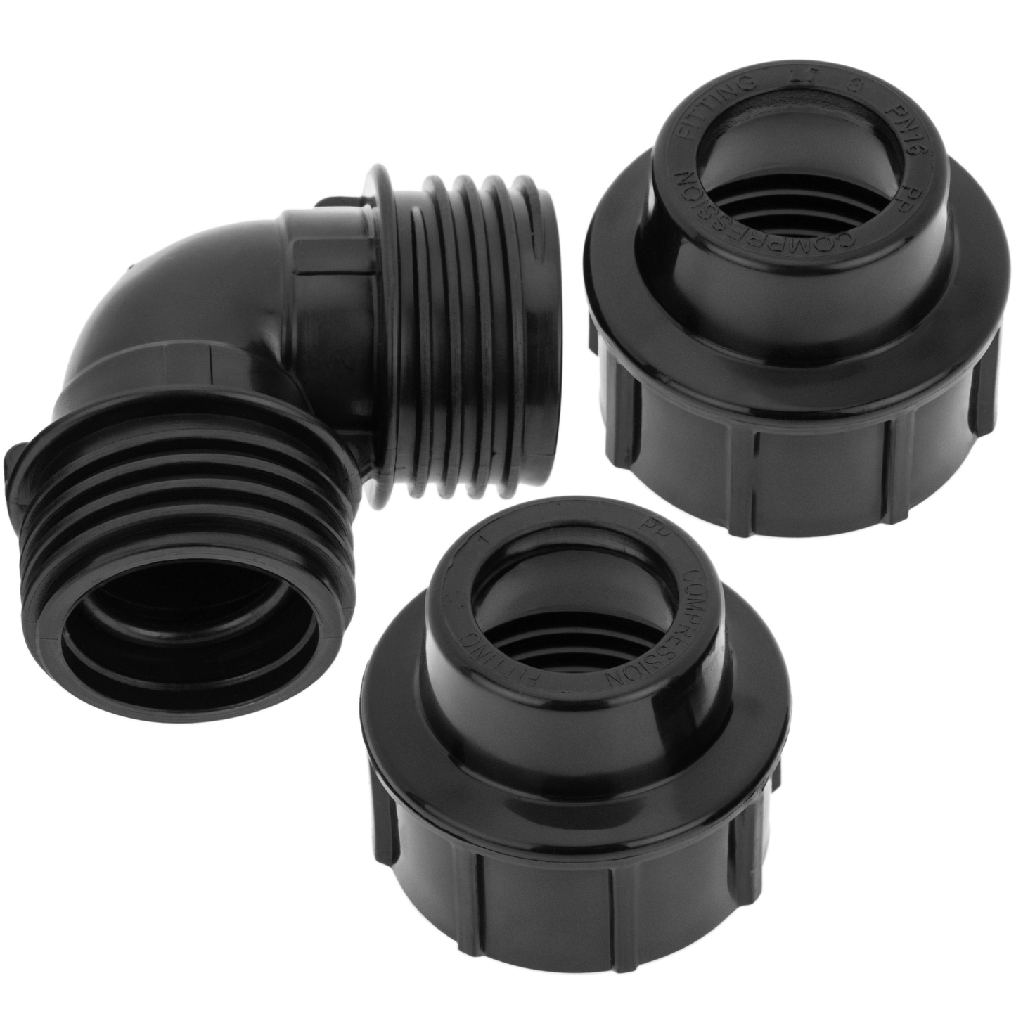 Conexión En Forma De Codo De Polietileno 20 Mm X 1/2“ Para Sistema De Riego_2