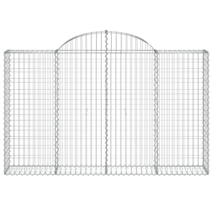 Cestas Gaviones 13 Uds Forma De Arco Hierro 200x30x120/140 Cm_3