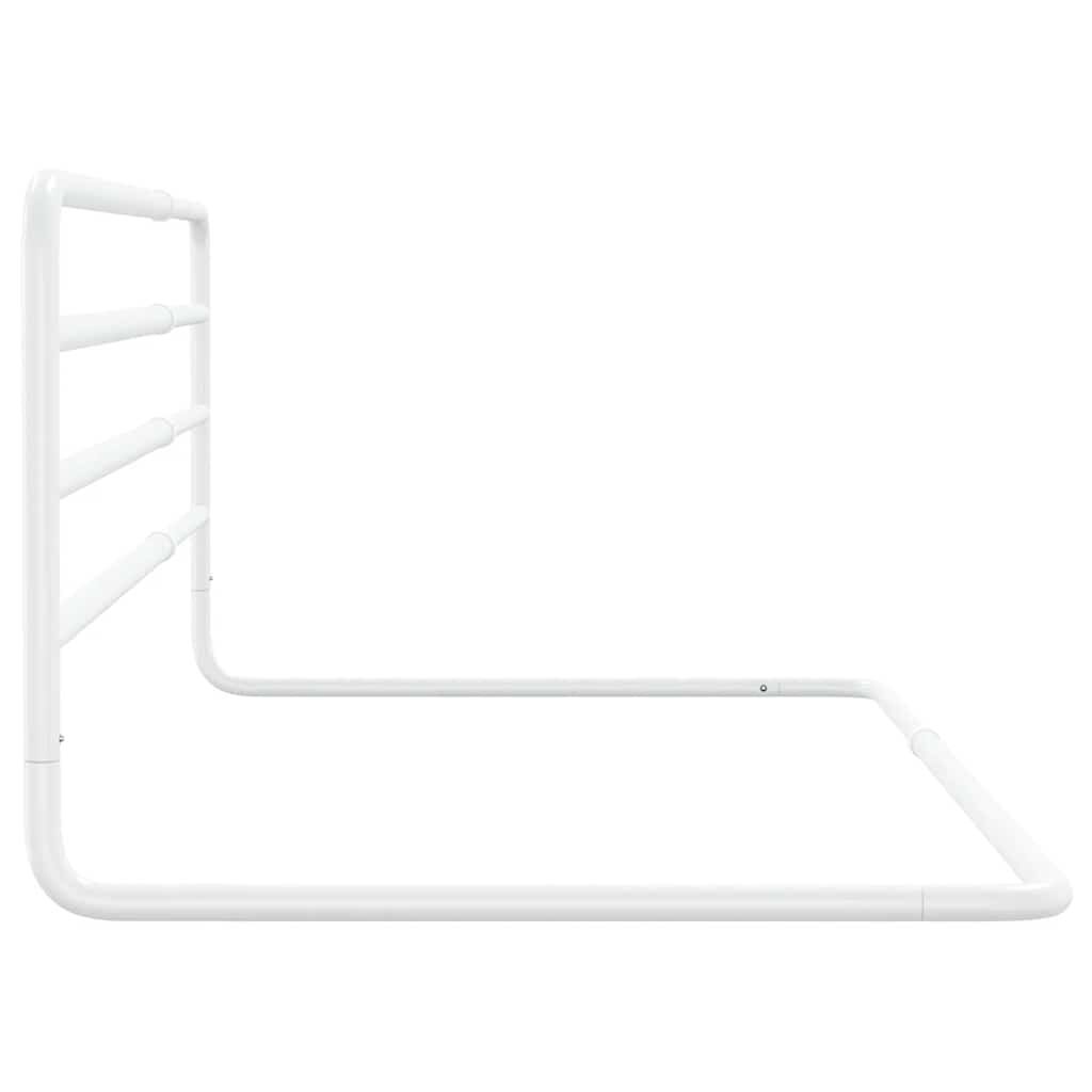 Vidaxl Barandilla De Seguridad Cama Niño Blanco Hierro (76-137)x55 Cm_3