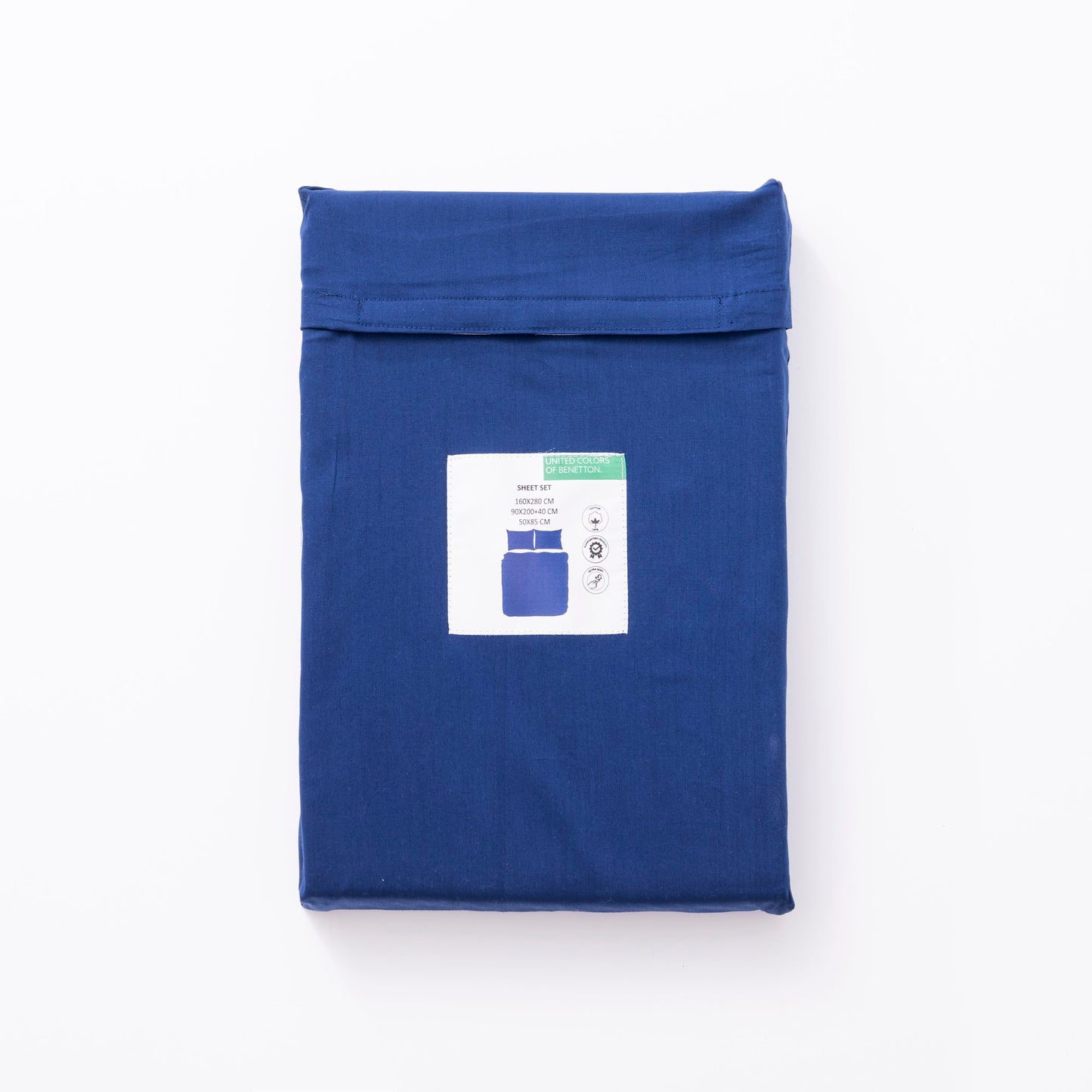 Set 4pzs Sabana Doble: Sabana Plana (240x240cm C/ Dobladillo Simple 5cm) + Sabana Bajera (160x200+30cm Flap) + 2 Funda De Almohada (50x80cm) 100% Alg