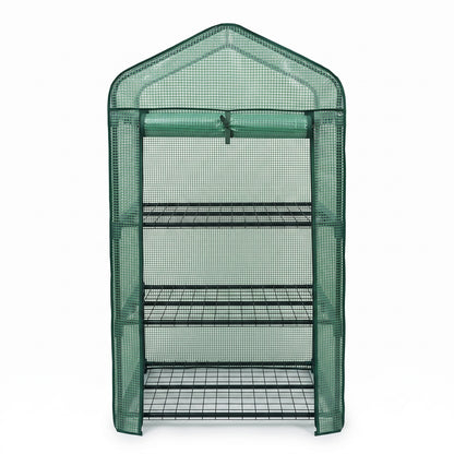 Invernadero Jardín 3 Alturas Malla Pe Ventilada Nyana Garden Acero Resistente Ideal Verano_1
