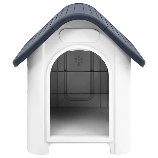 Casa Para Perro Gris 59x75x66 Cm Polipropileno_0