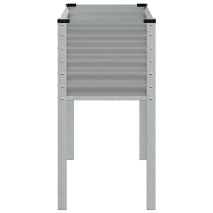 Jardinera De Acero Gris 100x45x90 Cm_5