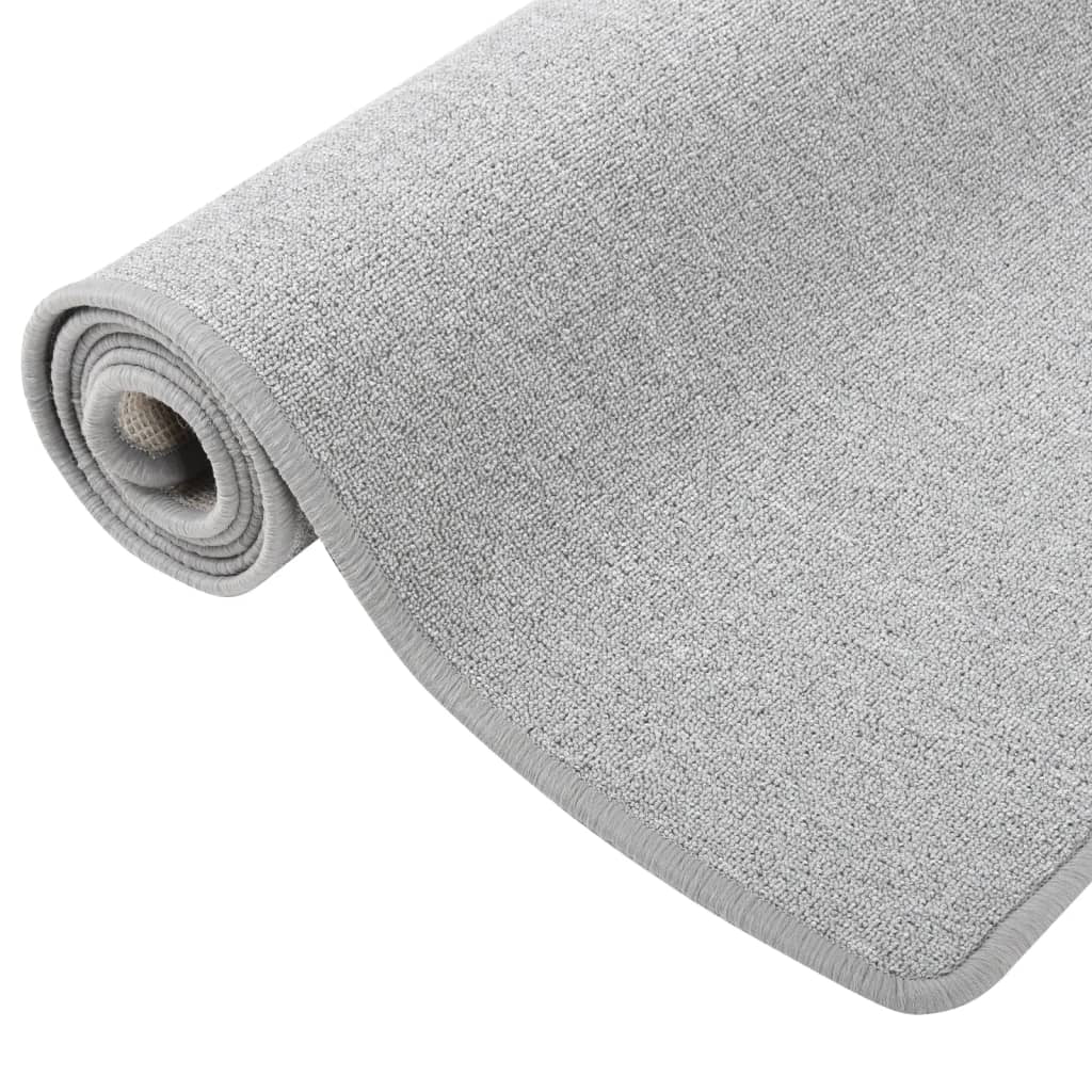 Vidaxl Alfombra De Pasillo Gris Claro 50x100 Cm_1