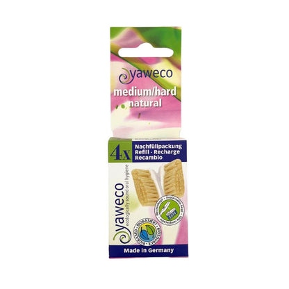 Recambio Cepillo Dental Nature Medium Yaweco Pack 4 uds