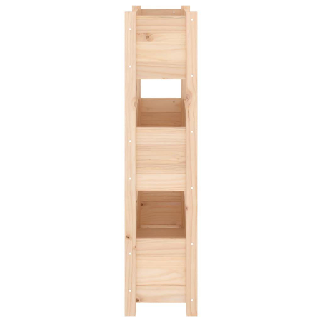 Jardinera De Madera Maciza De Pino 77x25x104,5 Cm_5