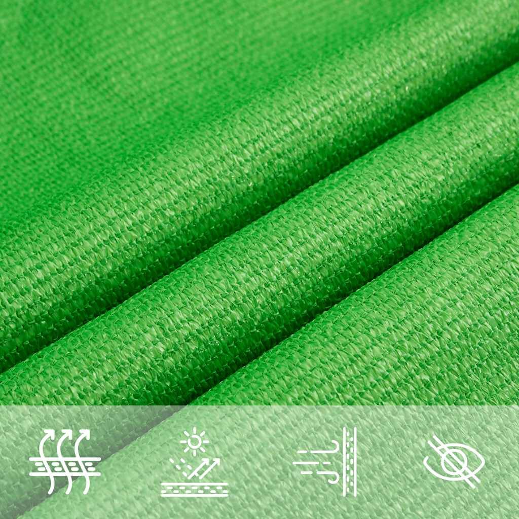 Vidaxl Toldo De Vela Trapecio Hdpe Verde Claro 160 G/m² 4/5x4 M_4